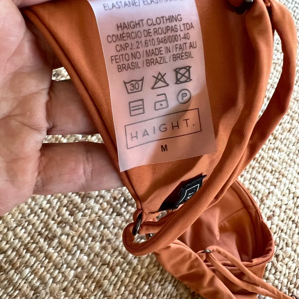 Haight Two Piece Burnt Orange Bikini size M - Picture 5 of 5